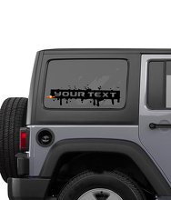 Splash Paint Stijl Lettering Stripe Zijraam Vinyl Decal Sticker voor Jeep Wrangler Rubicon Sahara 3
