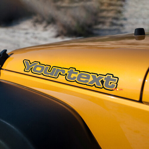 Lettering Motorkap Zij Vinyl Decal Sticker Grafiek voor Jeep Wrangler Renegade
