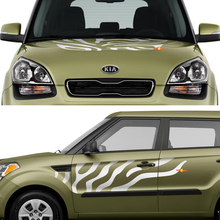 Zijdeuren Accenten Decals Stickers geschikt voor Kia Soul 3
 3