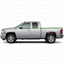 Geïllustreerde Vinyl Zijstrepen Decal Kit voor Chevy Silverado 2006-2013_3