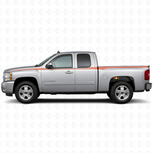 Geïllustreerde Vinyl Zijstrepen Decal Kit voor Chevy Silverado 2006-2013_4