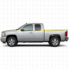 Geïllustreerde Vinyl Zijstrepen Decal Kit voor Chevy Silverado 2006-2013_5