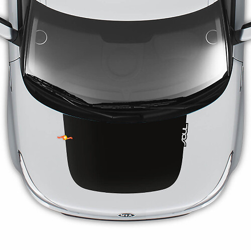 Hood Wrap Stickers Decals Vinyl Graphics voor Kia Soul
