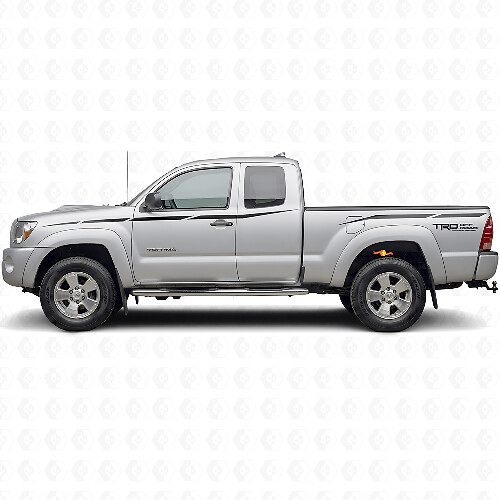 TRD Off Road Zijstrepen Vinyl Decal Kit voor Toyota Tundra 2007-2013