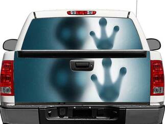 Alien Hand Achterruit OF achterklep Decal Sticker Pick-up Truck SUV Auto