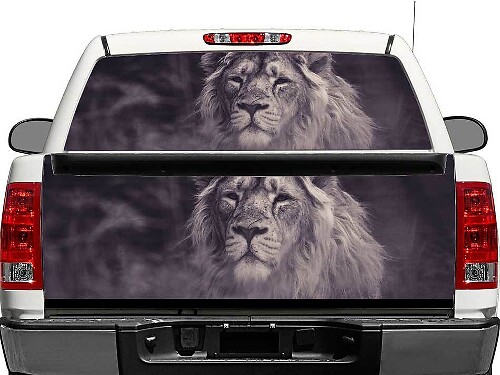Leeuw Achterruit- of Achterklep Vinyl Sticker voor Pickup Truck SUV
