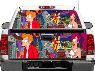 Futurama Achterruit OF achterklep Decal Sticker Pick-up Truck SUV Auto