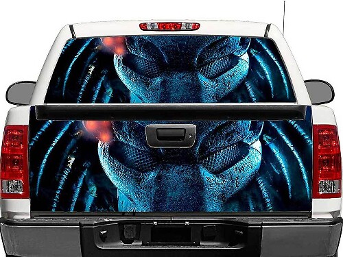Predator Achterruit- of Achterklep Vinylsticker voor Pickup Trucks en SUV's