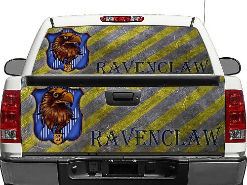 Ravenclaw-logo Harry Potter achterruit- of achterklep vinylsticker voor pick-uptrucks en SUV