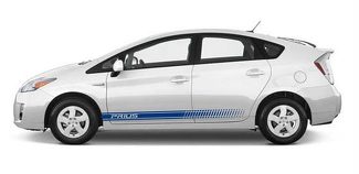 Toyota Prius onderpaneel deurstrepen vinyl graphics en stickersets 2013 - 2020 - Prius Stripes