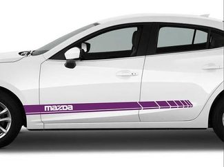 Mazda 2 3 6 RX8 onderste paneel deurstrepen vinyl graphics en stickersets
