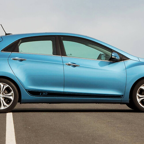 Side Stripes Decals Stickers set voor Hyundai i30

