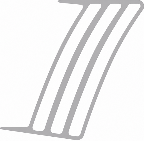 Faux Vent Connected Triple Slot Accent Pair Universeel Vinylsticker voor Chevrolet Camaro 2014-2015