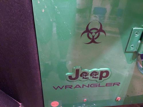 Jeep Rubicon Wrangler Zombie Outbreak Response Team Wrangler Sticker