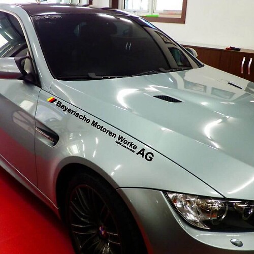 Bayerische Motoren Werke AG Duitse Stijl Vinyl Decal voor BMW