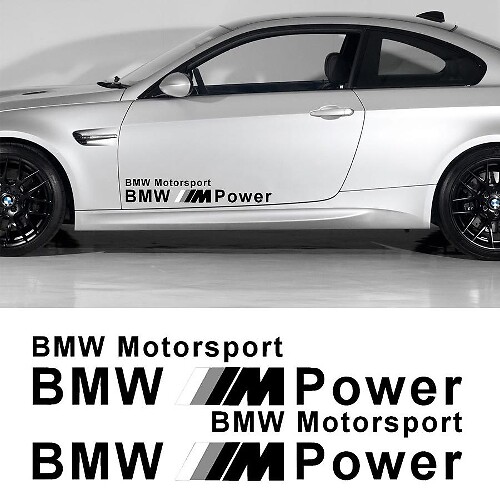 Bmw M Power Motor Sports Decal Sticker 2