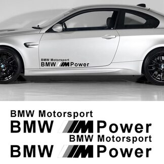 Bmw M Power Motorsport sticker sticker nieuw
