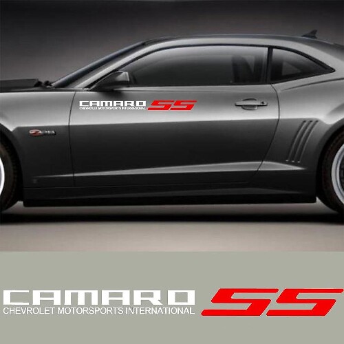 Camaro SS Lettering Deur Vinyl Decal Sticker voor Chevrolet Camaro