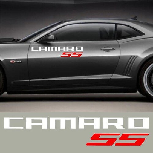 SS-logo zijkant vinyl decal sticker voor Chevrolet Camaro