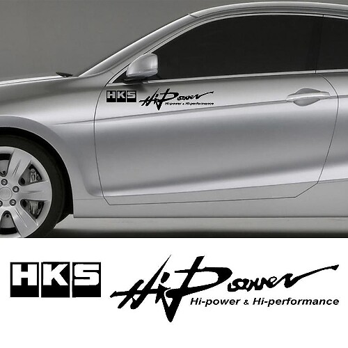 Honda Motorsport sticker sticker. Hks