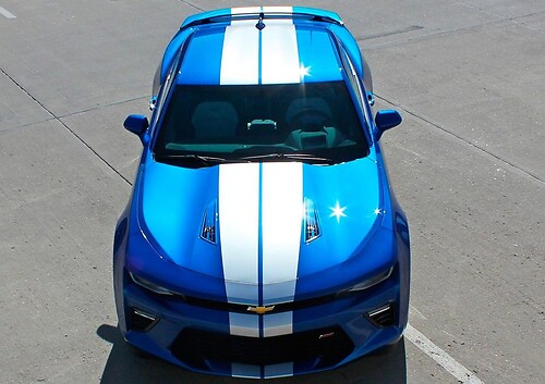 2016-2018 Chevy Camaro Racing strepen TURBO RALLY Sticker sticker Vinyl grafische Kit
