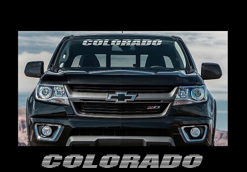 Colorado voorruitbanner vinyl sticker voor Chevrolet Colorado