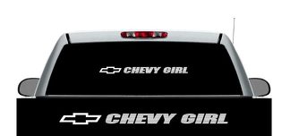 Chevrolet Chevy Girl Windscherm Banner Truck 4x4 Sticker Sticker