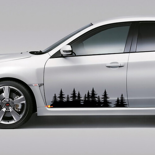 Suba aangepaste boom bos Vinyl Decal Sticker Grafische WRX STI Forester