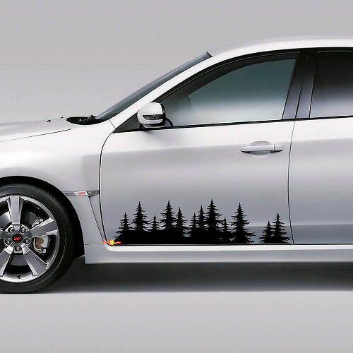 Forest zijdeur vinyl decal set voor Subaru WRX STI en Forester