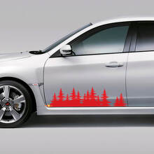 Forest zijdeur vinyl decal set voor Subaru WRX STI en Forester_3