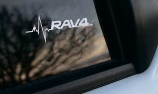 Toyota Rav4 is in my Blood raamsticker stickers grafisch