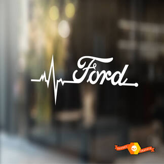 Ford is in my Blood raamsticker stickers afbeelding