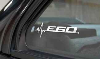 BMW E60 is in my Blood raamstickerstickers grafisch

