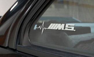 BMW M5 is in my Blood raamstickerstickers grafisch
