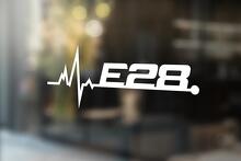 BMW E28 is in my Blood raamstickerstickers grafisch
 2