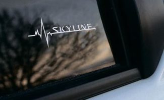 Nissan Skyline is in my Blood raamsticker stickers grafisch