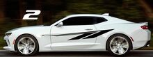 Aangepaste Tribal Zijstreep Vinyl Decal Set voor Chevrolet Camaro_2