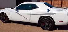 TXT Strobe Zijstreep Set Zij Vinyl Decal Sticker voor Dodge Challenger_2