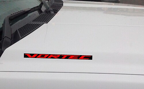 Vortec Motorkap Vinyl Decal Sticker voor GMC Sierra