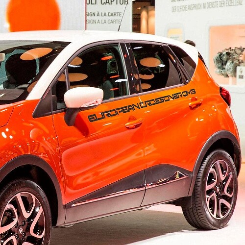 Belettering Sticker Sticker Embleem Logo Vinyl Captur Qm3 Voor Renault