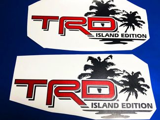 Toyota TRD Island Edition Off Road Tacoma Tundra Decals Vinyl Sticker Sticker Palm