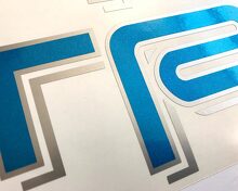 Toyota TRD 4X4 Off Road Tacoma Tundra Truck Decals Stickers Helderblauw Metallic 2