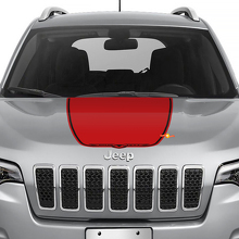 Trailhawk-stijl motorkap vinyl decal sticker graphic voor Jeep Cherokee 2