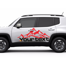 Mountain Style Deur Zijgrafische Vinylsticker Decal voor Jeep Renegade 3