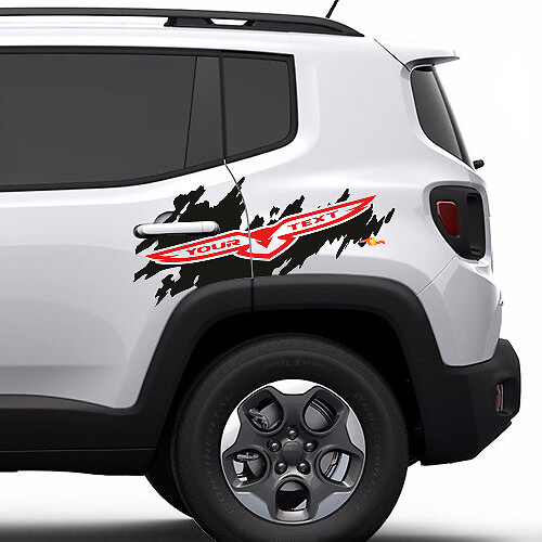 Trailhawk Side Splash Logo Vinyl Sticker Decal voor Jeep Renegade Cherokee