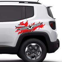 Trailhawk Side Splash Logo Vinyl Sticker Decal voor Jeep Renegade Cherokee 3