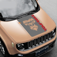 Yeti Bigfoot Sasquatch Logo Grafische Motorkap Vinyl Sticker Decal voor Jeep Renegade 3