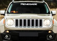 2 kleuren Jeep Renegade Side Splash-logo, grafische vinylsticker, sticker en voorruitafbeelding
 2