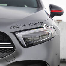 Paar belettering sticker sticker embleem logo mijn 1e identiteit voor Mercedes-Benz
 2