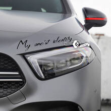 Paar belettering sticker sticker embleem logo mijn 1e identiteit voor Mercedes-Benz
 3
